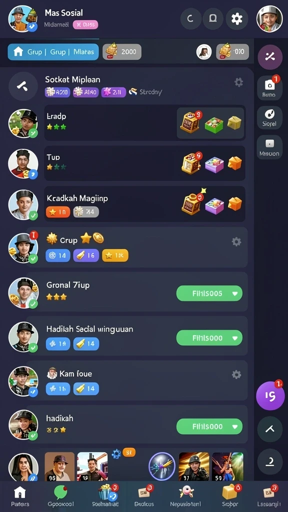 8ii - Karakter unik dengan desain yang kreatif.