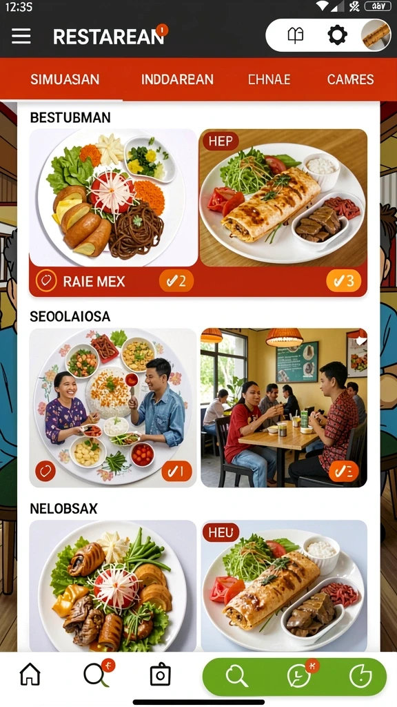 garuda365 - Tampilan antarmuka yang user-friendly dan menarik.