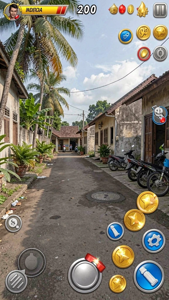 idpking - Tampilan menu utama yang interaktif dan menarik.