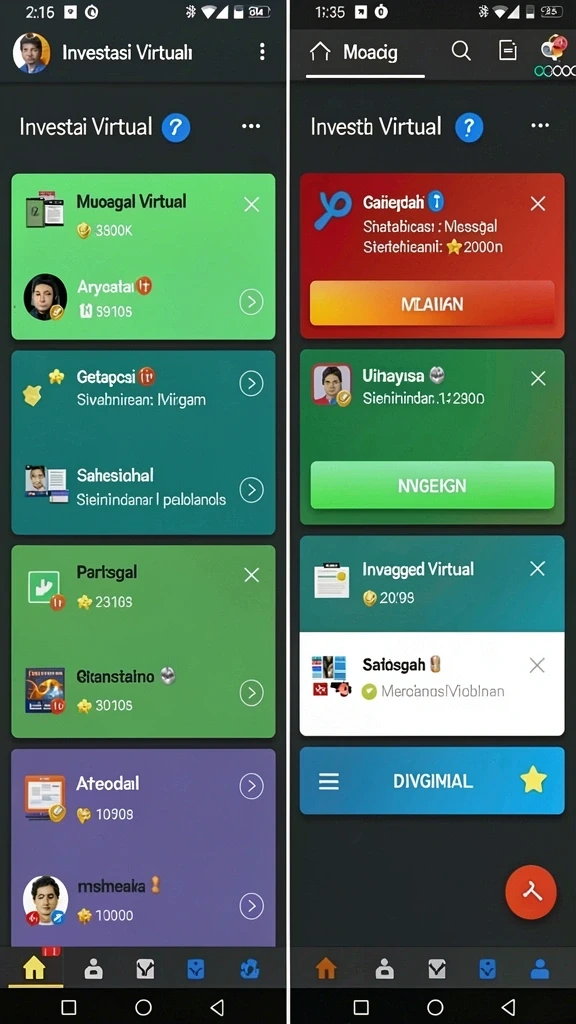 nusabet - Tampilan beranda NUSABET dengan berbagai pilihan olahraga.