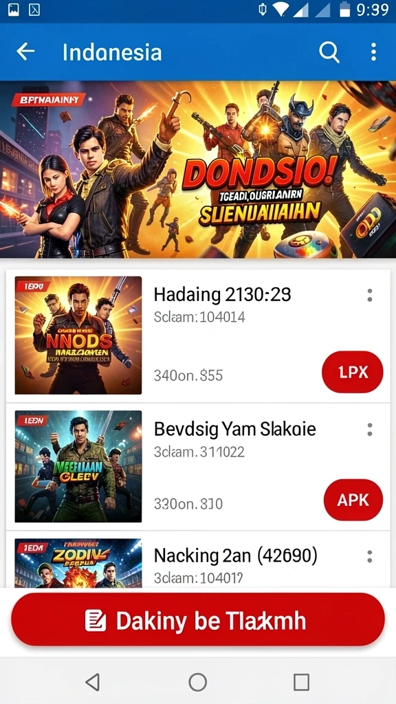 rprr - Tampilan awal permainan yang menarik.