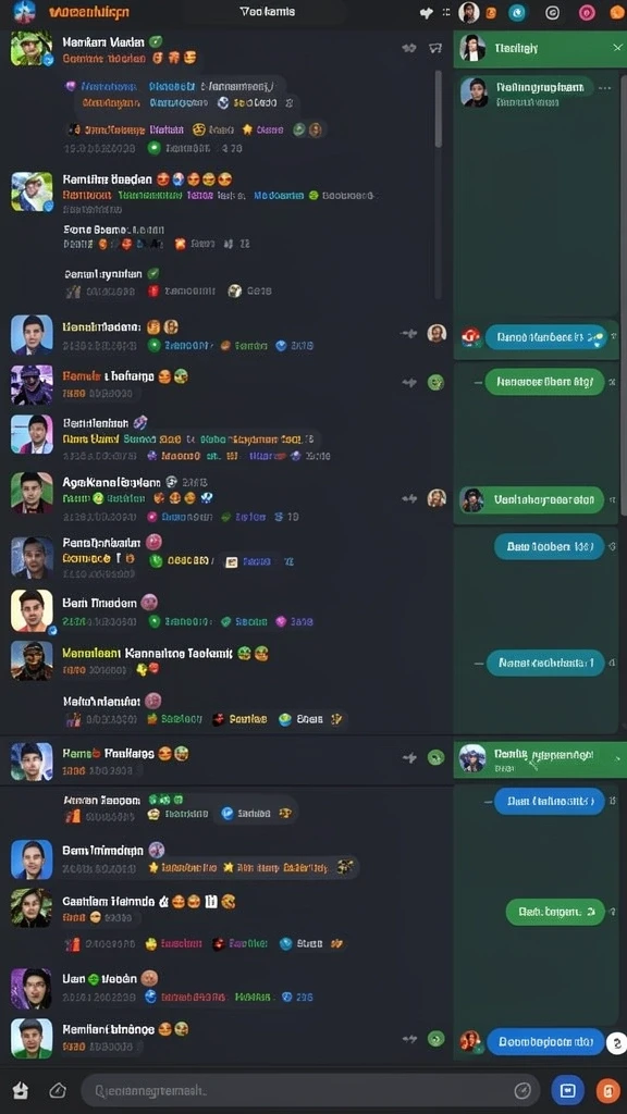 rsnok - Gambar yang menunjukkan fitur interaksi sosial yang tersedia.