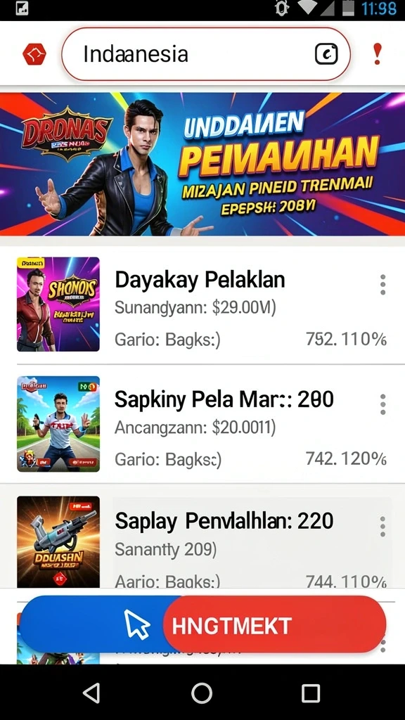 zk988 - Menampilkan aksi mendebarkan dalam permainan.